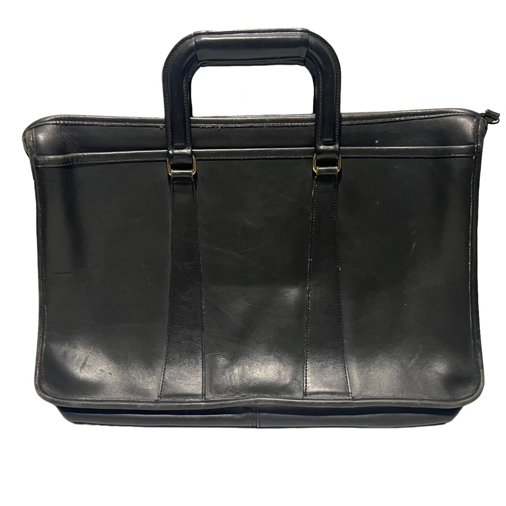 Coach vintage embassy briefcase black leather 5283